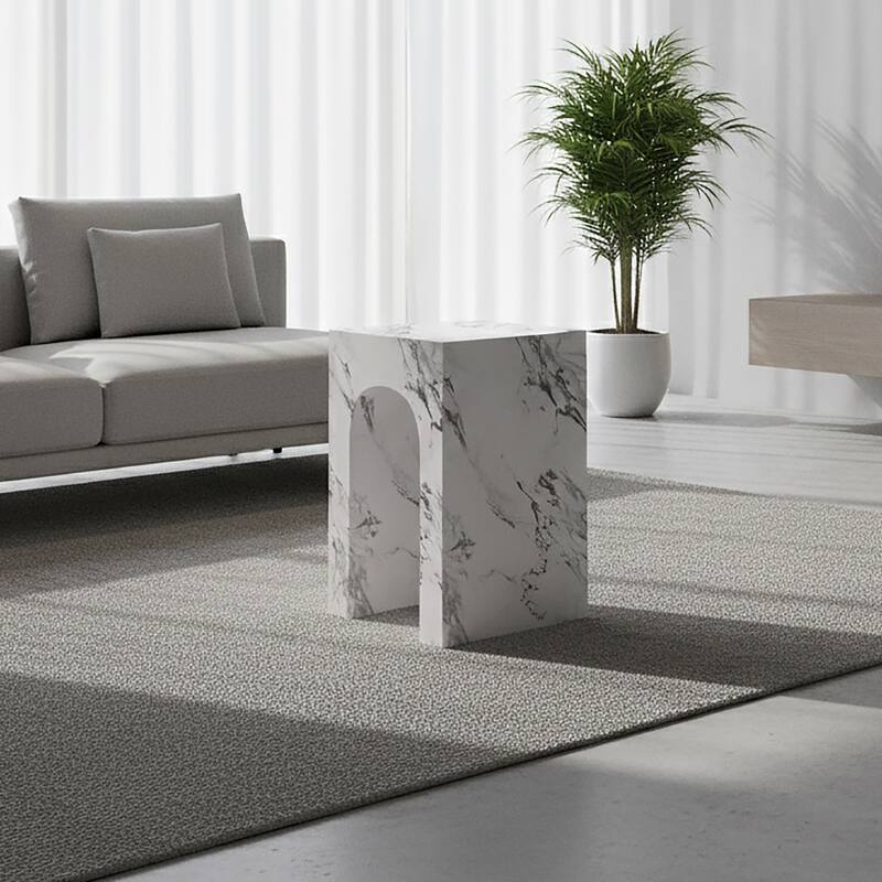 Contemporary ECC Concrete Contract Grade Accent Table