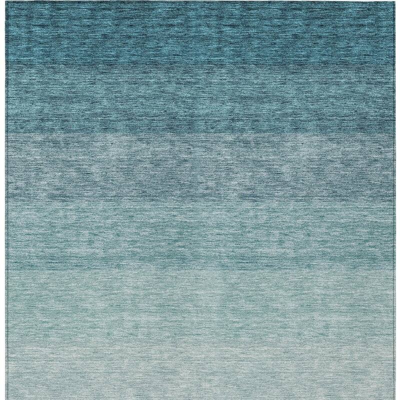 HomeRoots Ombre Transitional Rectangle Outdoor Rug