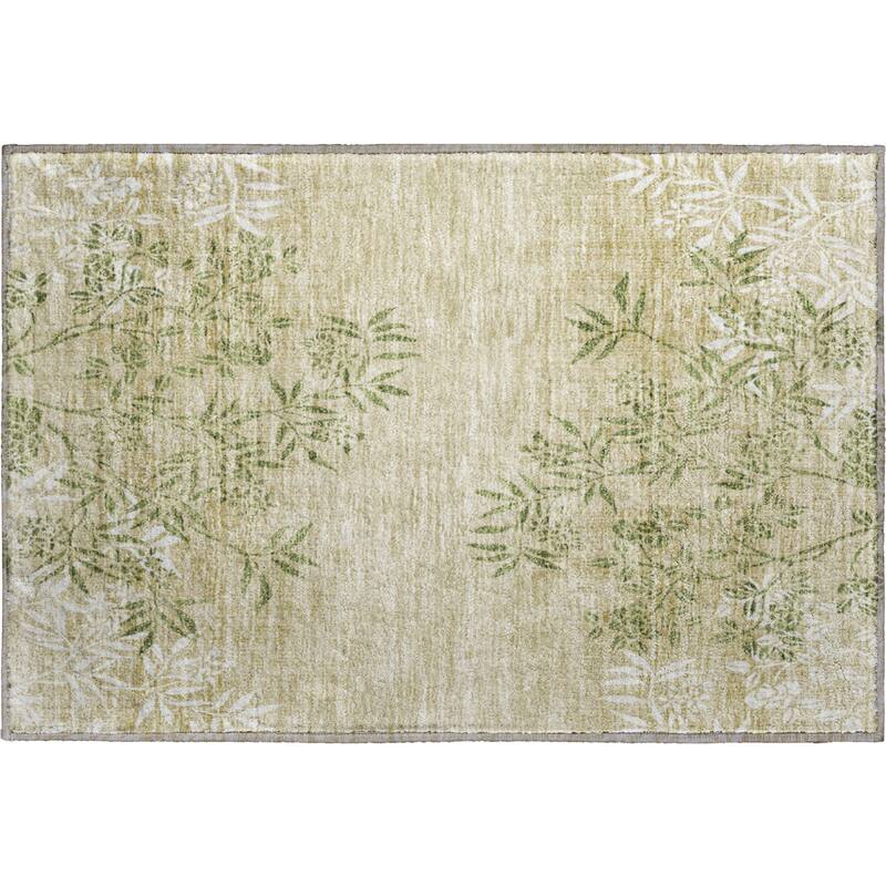 Premium Washable Super Soft Floral Imprints Mayfield Rug