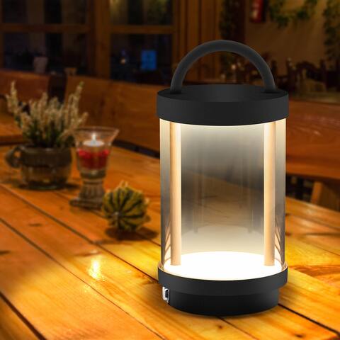 Table Lamp Outdoor LED Portable Desk Lamp Lantern Table Lamp with USB Charging and 3 Mode Touch Sensor Dimmable Lights - N/A