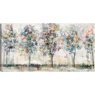 Morning Trees By Studio Arts Canvas Art Print