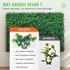 preview thumbnail 5 of 6, VEVOR 24 Piece 24"x16" Artificial Boxwood Panels for Indoor & Outdoor Use, Green - 25