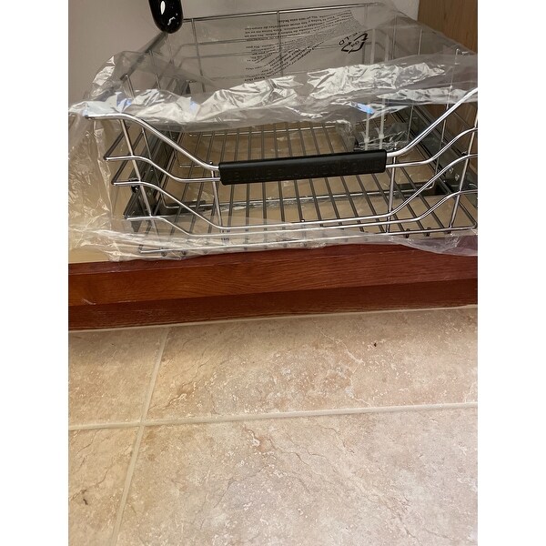 Seville Classics Pull-Out Sliding Steel Wire Cabinet Drawer