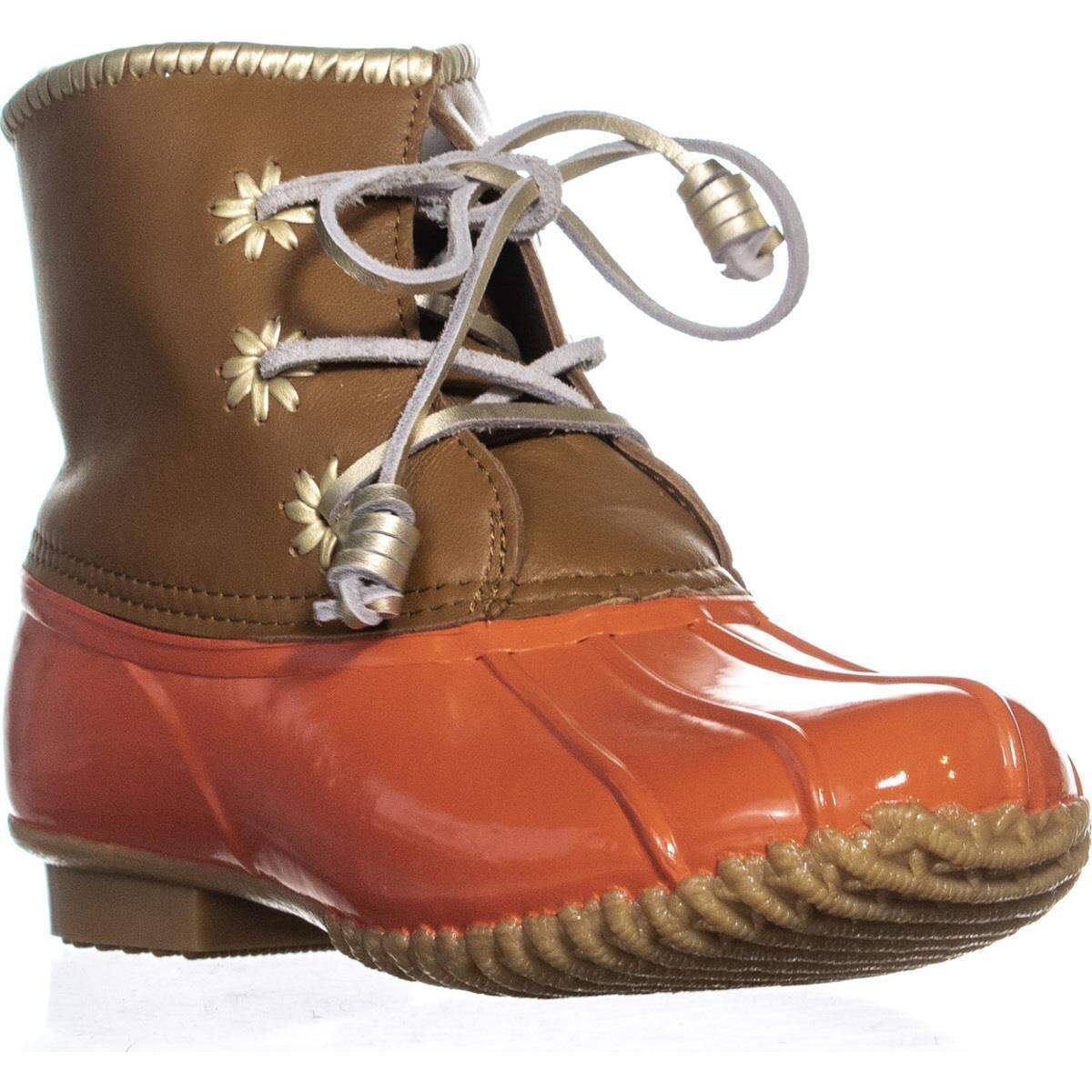 coral rain boots