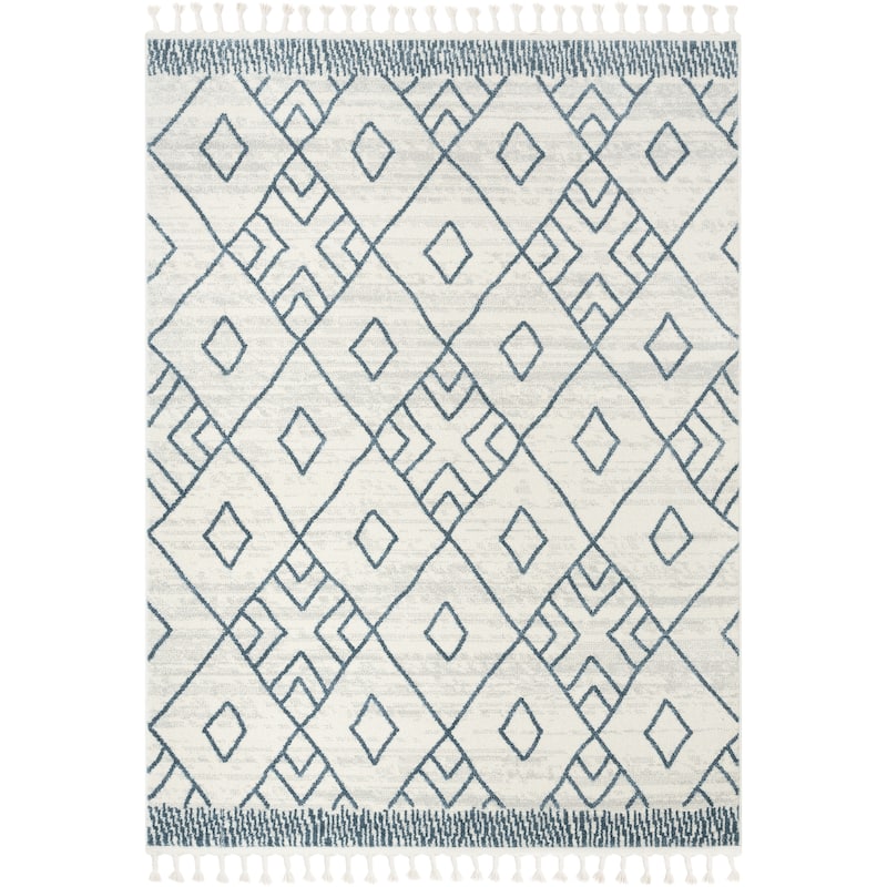 Well Woven Serenity2 Diodelly Moroccan Lattice Trellis Area Rug