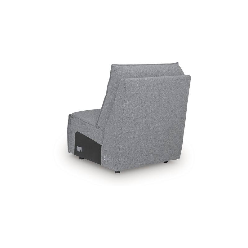 Signature Design by Ashley Modmax Gray 6-Piece Reclining Sectional with Storage Console - 143" W x 125" D x 41" H