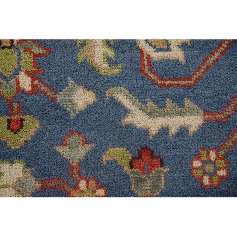 Traditional Heriz Serapi Oriental Area Rug Handmade Wool Carpet - 8'11" x 11'10"