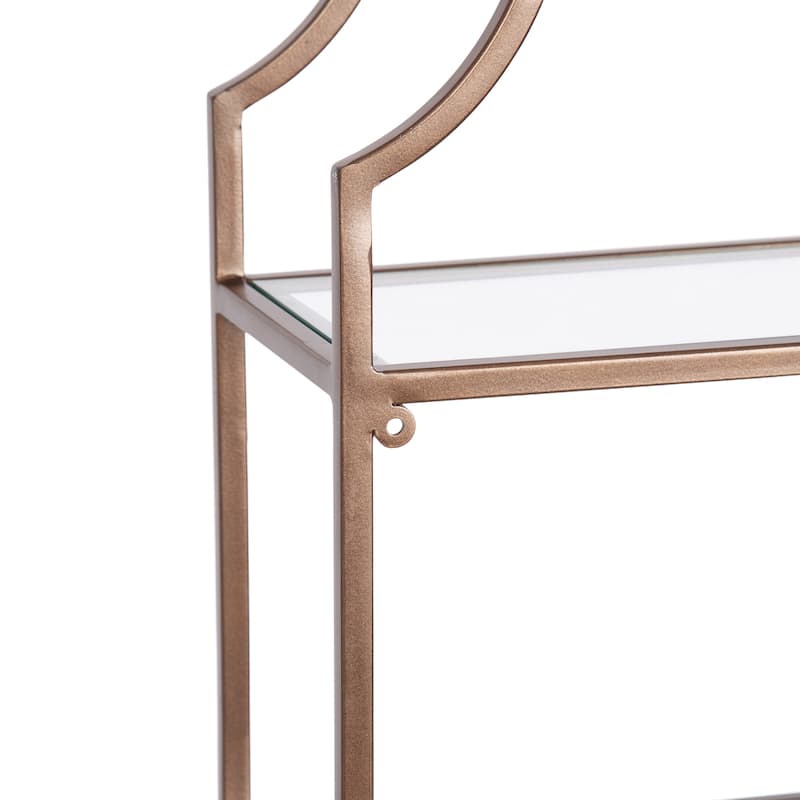 Kate and Laurel Leanna Tiered Wall Shelf