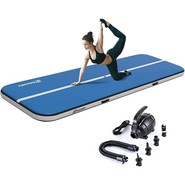 EGGORY 6in/16ft4in Inflatable Gymnastics Airtrack Tumbling Mat