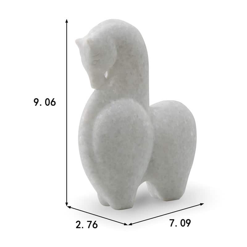 14" Clay Vase Distressed White Small
