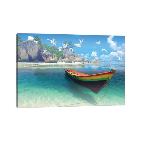 iCanvas "Tropical Shangrila I" by Steve Hunziker Canvas Print