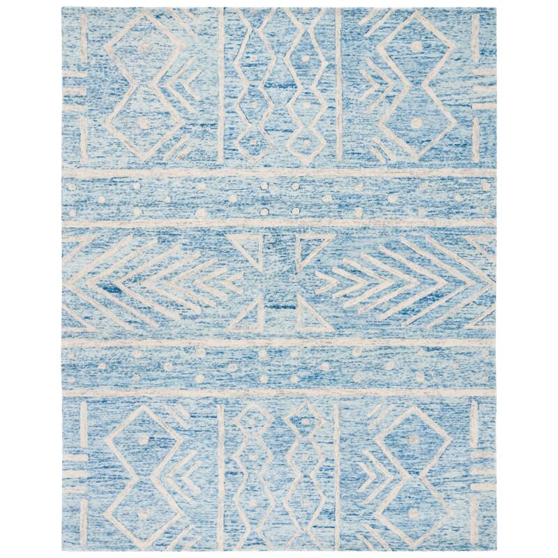 SAFAVIEH Handmade Chatham Vineta Modern Wool Rug