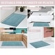 preview thumbnail 27 of 58, Classy Bathmat Collection 100% Cotton Non-Slip Bathroom Rug Set, Machine Washable Bath Rug, 5 Piece Bath Mat Set with Contour