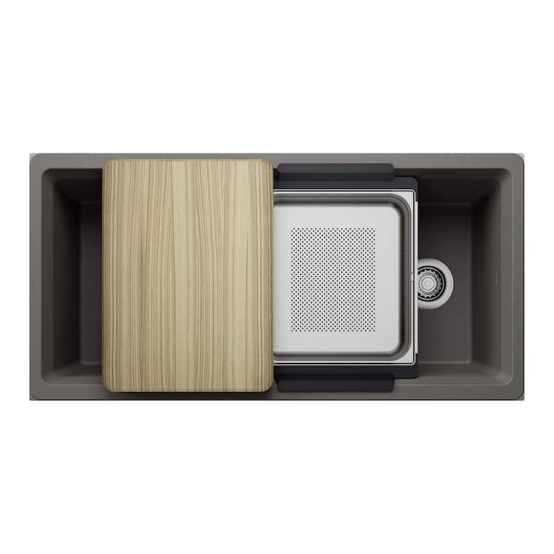Blanco 443322 Inteos 39" Undermount Single Basin Granite Composite