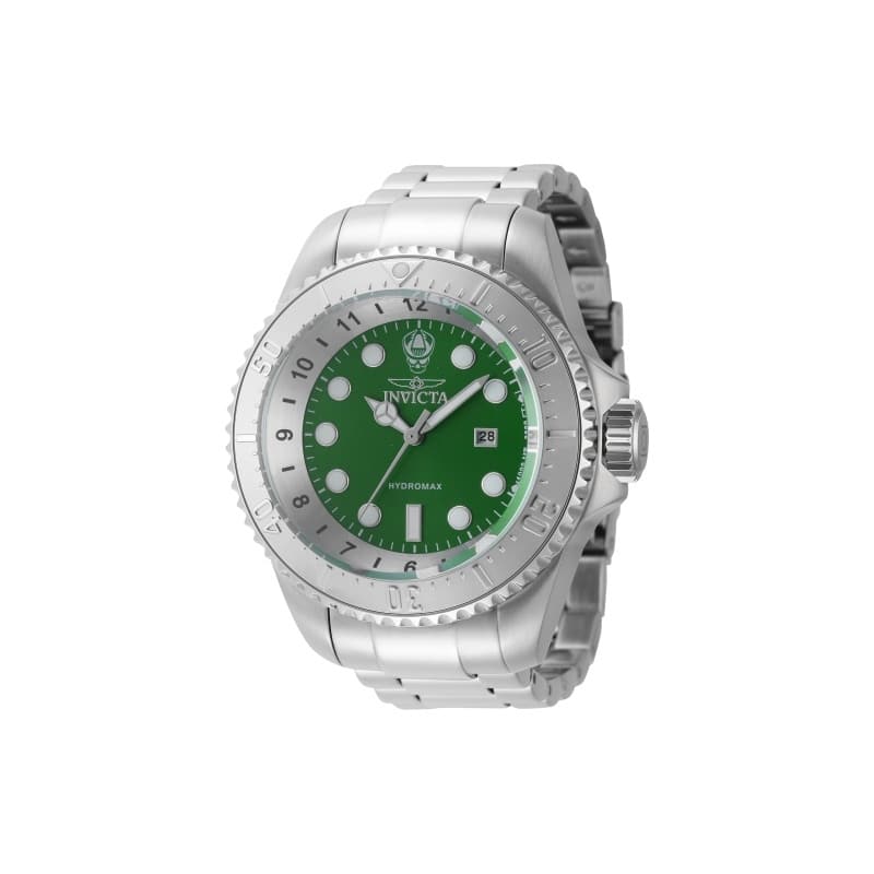 Invicta Men's 44745 Hydromax Quartz 3 Hand Green Dial Watch