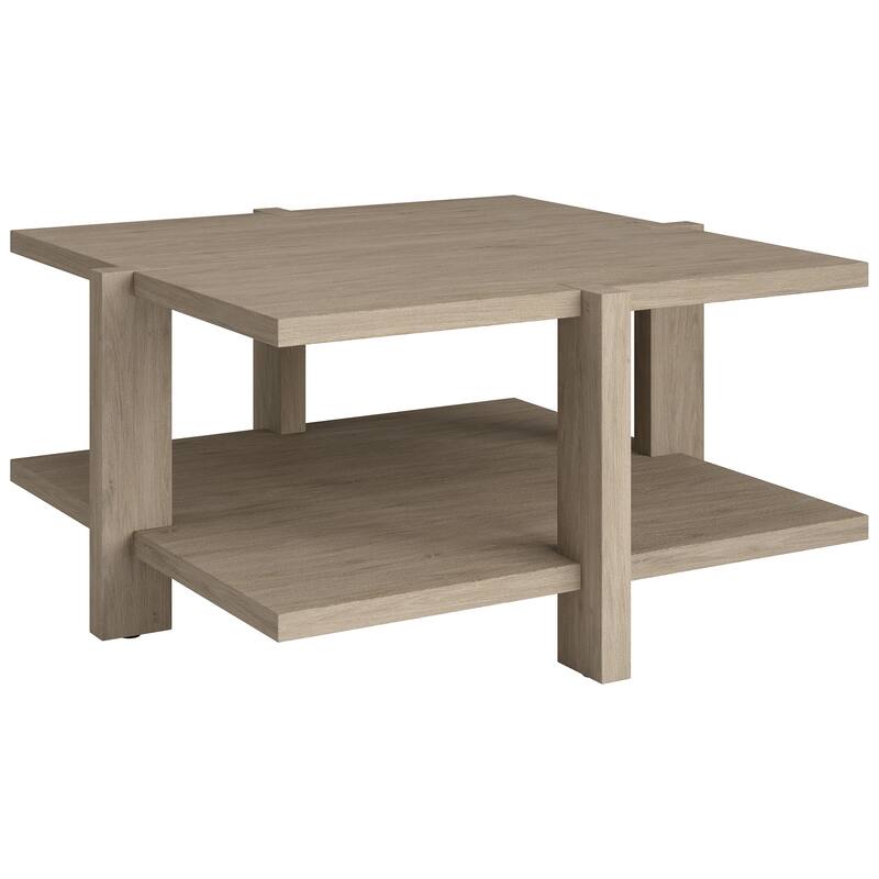 Ingrid 34.66" Wide Square Coffee Table