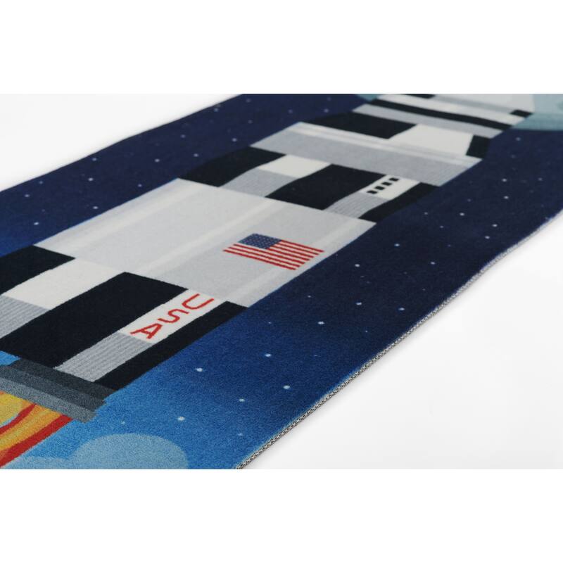 Momeni Playground Rocket Kid Rug - 2'4" X 7'7"