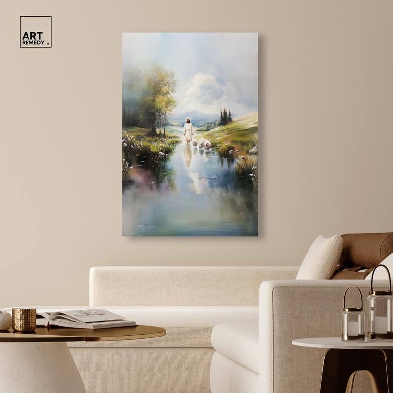 Caretaker's Calm Crossing II Canvas by Art Remedy, Gallery Wrapped