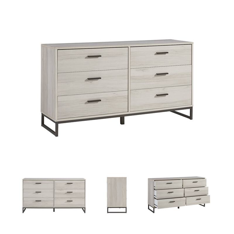 Ashley Furniture Socalle Light Natural 6 Drawer Dresser