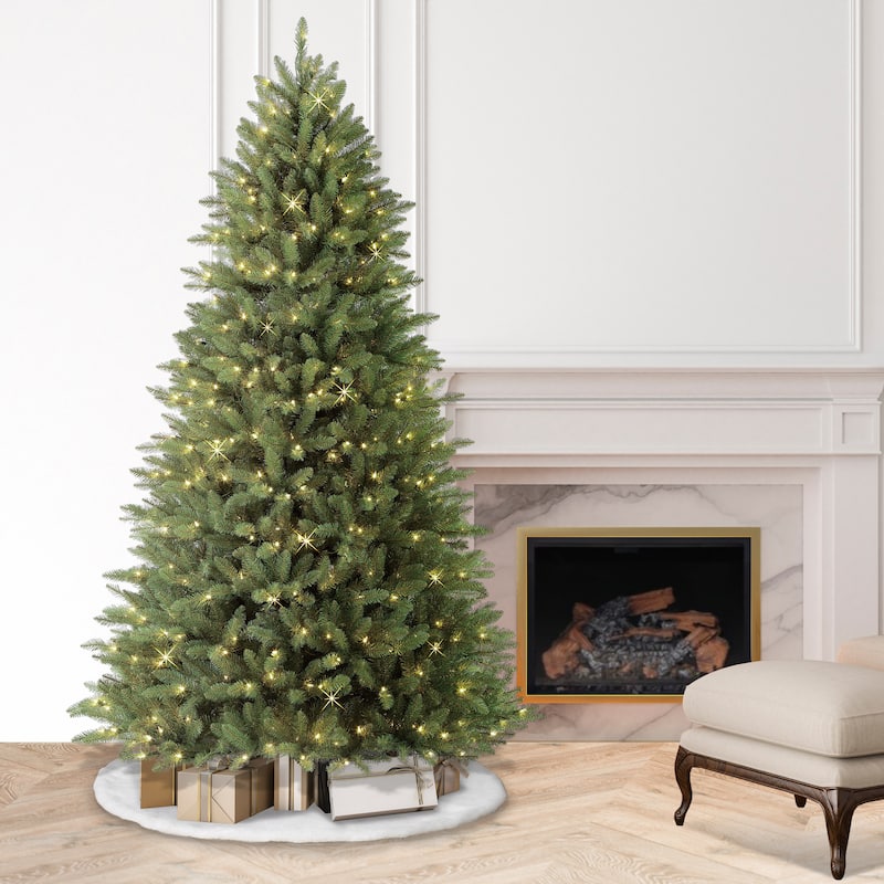 Puleo International 7.5 ft. Slim Fraser Fir Christmas Tree