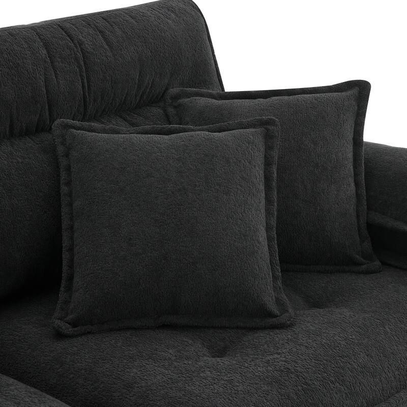 4-seater tufted sofa set