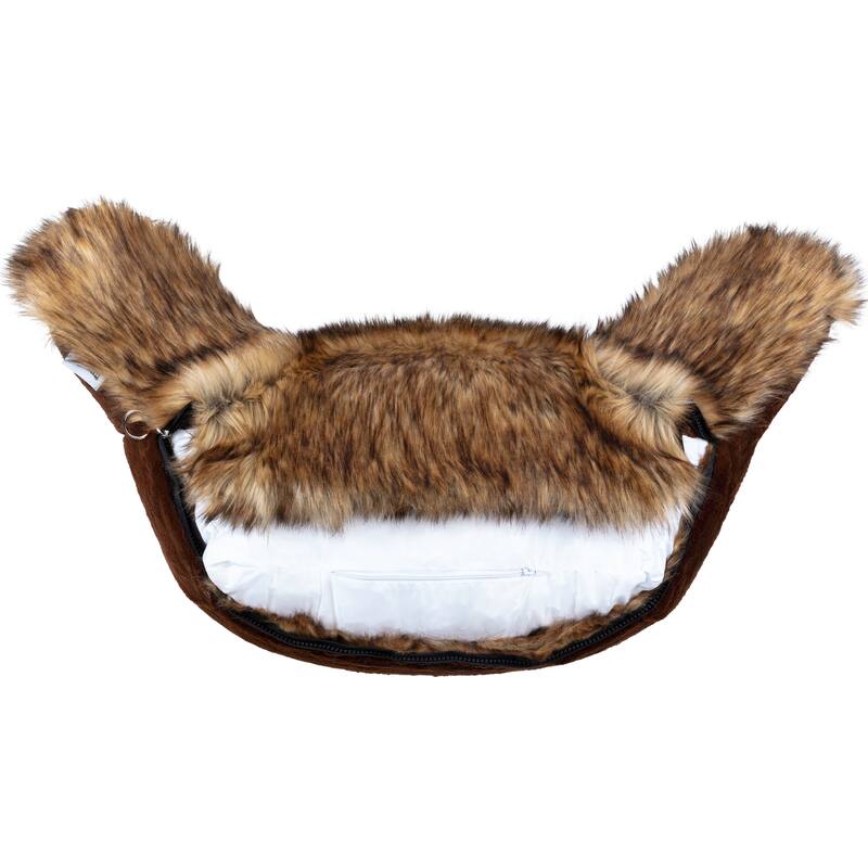 XXL Husband Pillow Cover Only - Ultra Rare Baby Backrest Pillowcase Set, 2-tone Reversible Double Sided Fabulous Faux Fur
