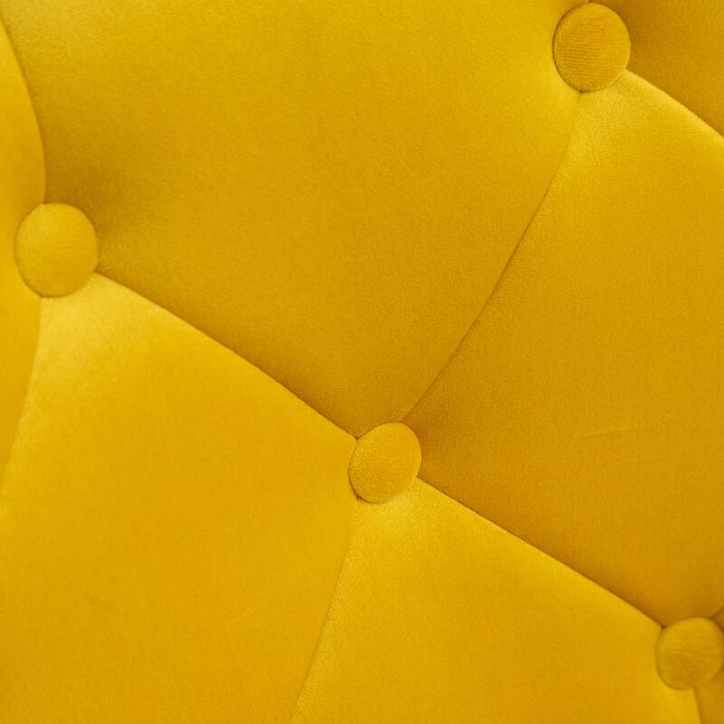 28.25" Velvet Swivel Accent Chair