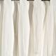 Lush Decor Ruched Waterfall Linen Window Curtain Single Panel - 84" x 52"