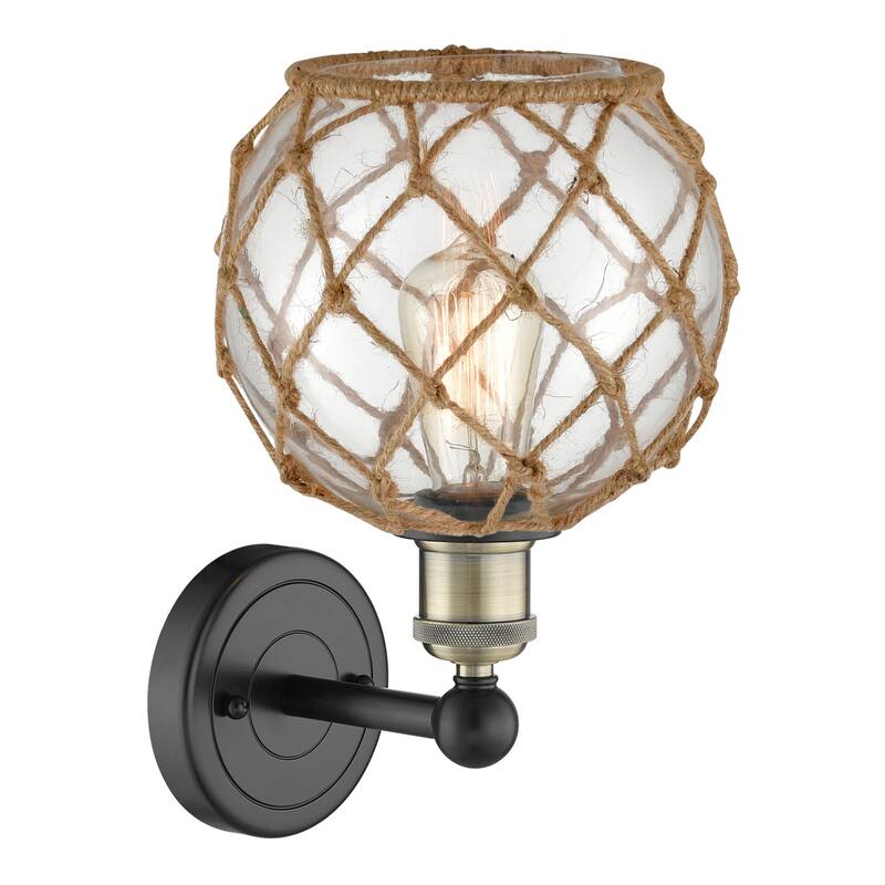 Innovations Lighting Endless Possibilities Edison - Farmhouse Rope - 1 Light 8" Sconce