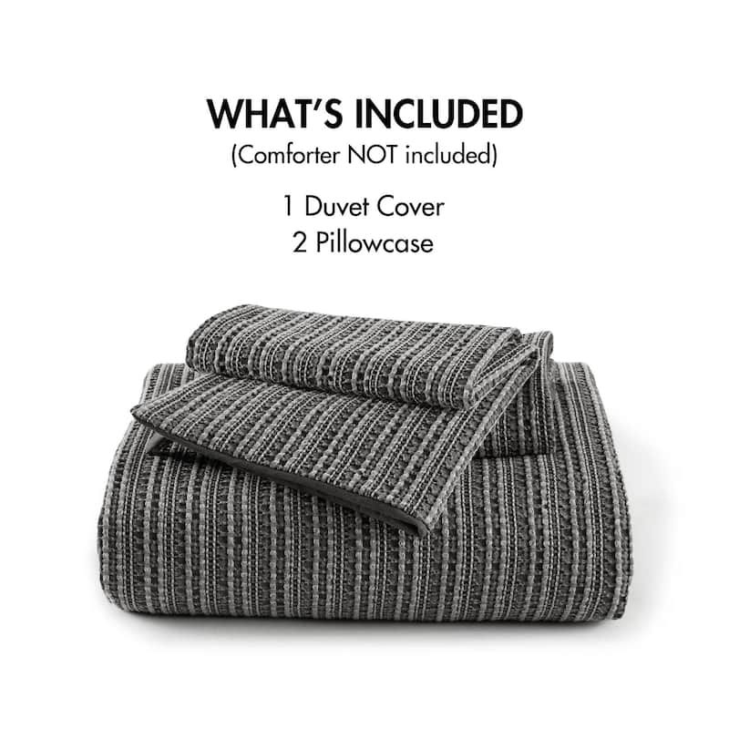 Woolrich Lyon Waffle Washed Duvet Set