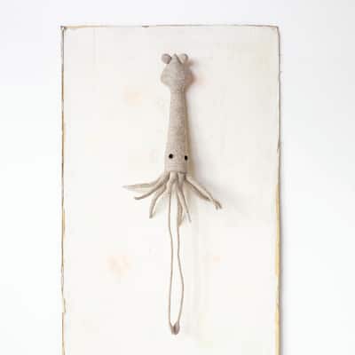 Handmade Wool Felt Head Wall Hanging
