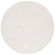 preview thumbnail 12 of 12, SAFAVIEH Handmade Glamour Denisia Geometric Viscose Rug 6' Round - Ivory - Round