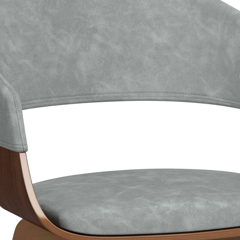 WYNDENHALL Calinda Mid Century Modern Bentwood Single Dining Chair - 20.5"w x 21.7"d x 30.9"h
