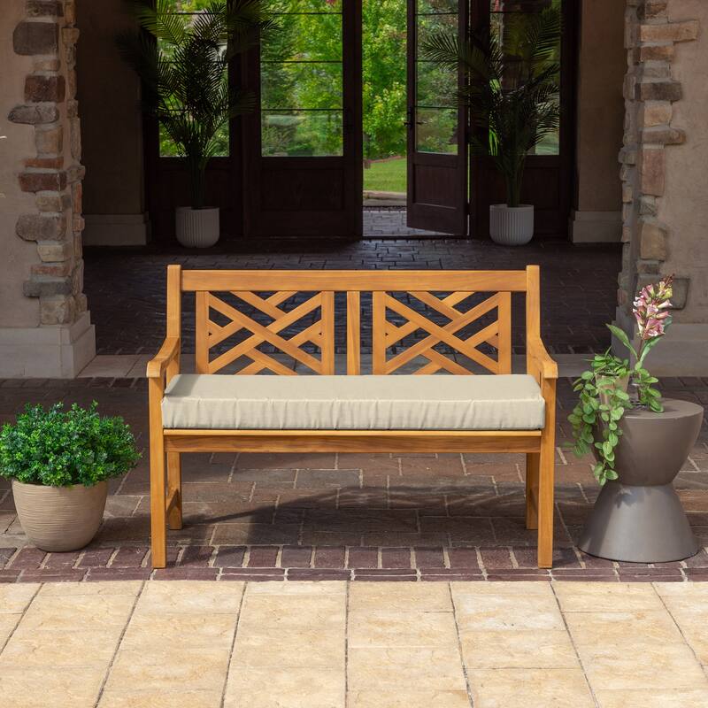 ARDEN Foam Outdoor Bench Cushion, 48 x 18