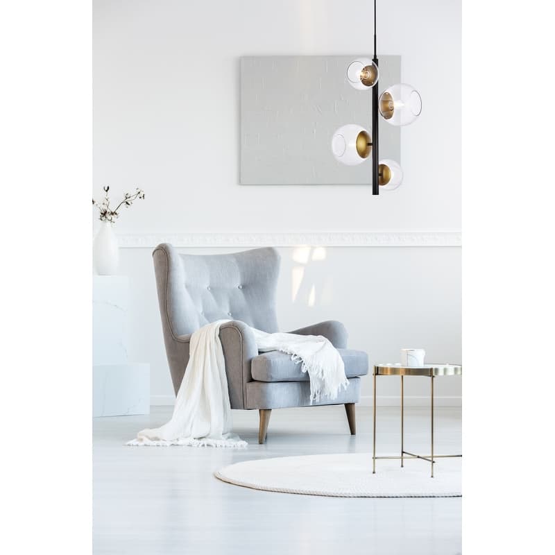 Warren 18 inch Pendant with Clear Shade - N/A