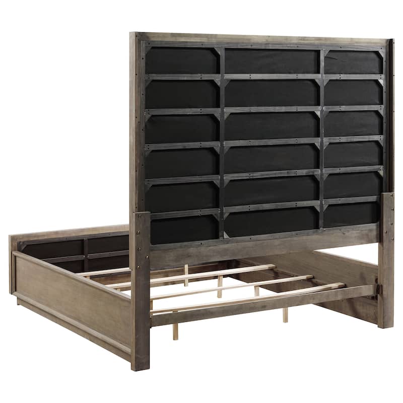 Durango Panel Bed Taupe Oak