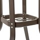 preview thumbnail 5 of 5, VredHom High Dining Bistro Table with Umbrella Hole - 26.77" L x 26.77" W x 35.04" H