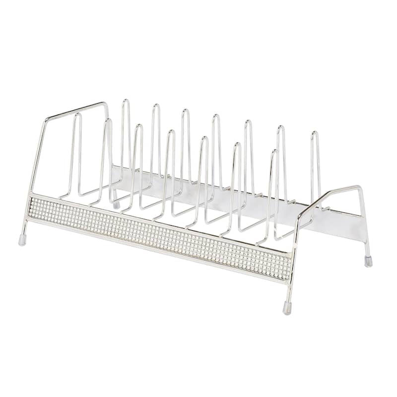 Kitchen Details Chrome Lid Organizer - 13.78" x 6.69" x 5.51"
