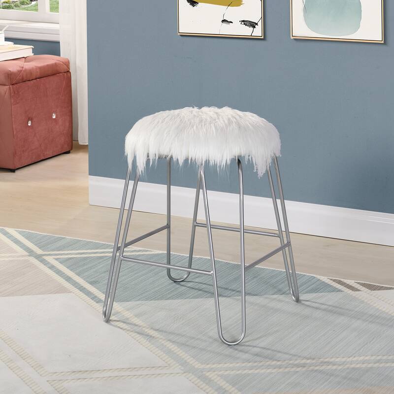 Carolina Living Morrissey 18" Vanity Stool - 18-inch
