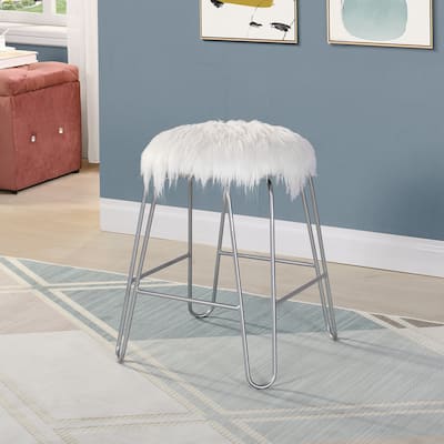 Carolina Living Morrissey 18" Vanity Stool - 18-inch