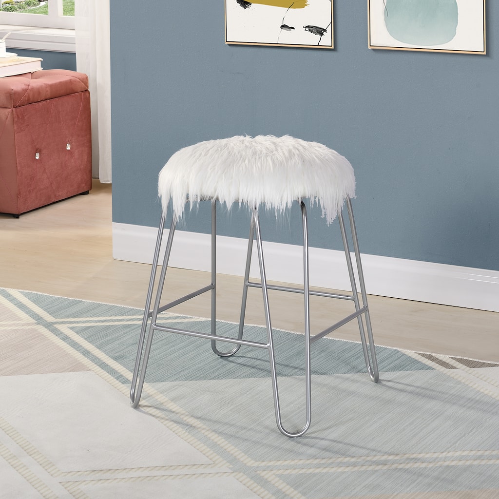 Carolina Living Morrissey 18" Vanity Stool - 18-inch