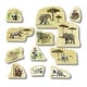 preview thumbnail 3 of 8, Yellow Door Endangered Animal Families Wooden Characters - Multi