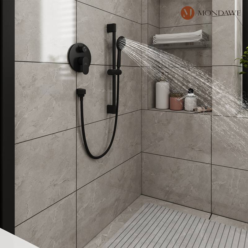 Retro Series 9 in. Rain Wall Mount Dual Shower Heads with 1.8 GPM