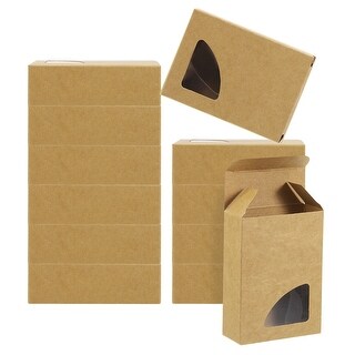 Paper Soap Box with Window Homemade Soap Boxes for Gifts - 3.8x2.8x1.2 ...