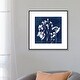 preview thumbnail 16 of 16, iCanvas "Cyanotype Botanical II" by Carol Robinson Framed