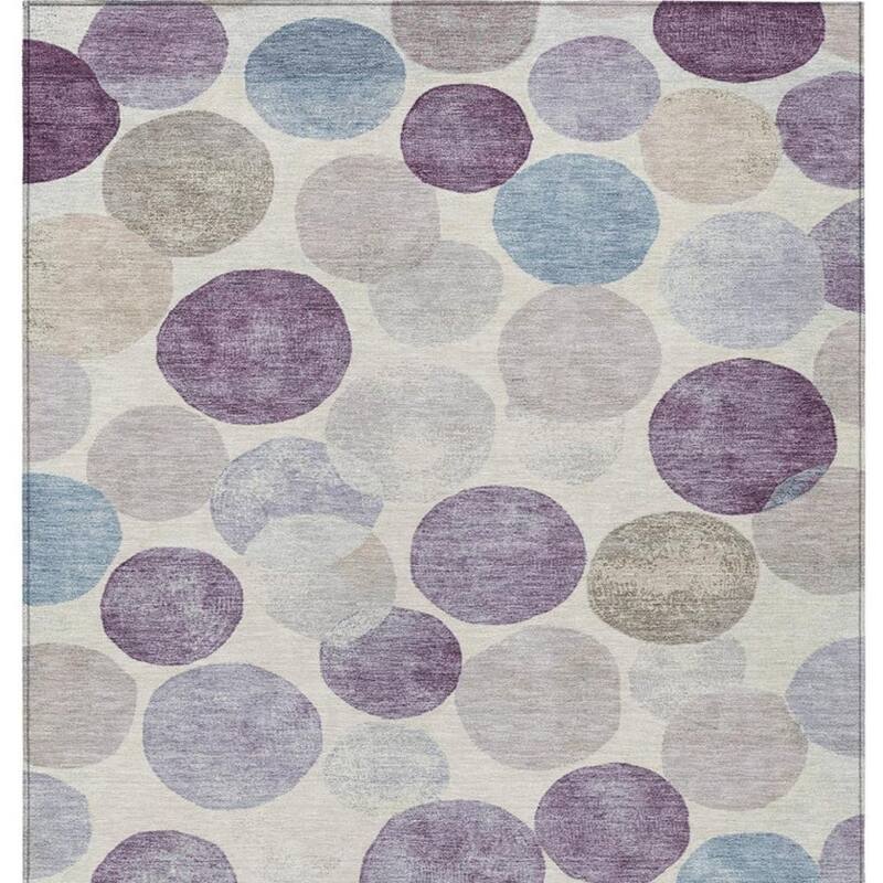 HomeRoots Geometric Transitional Rectangle Outdoor Rug
