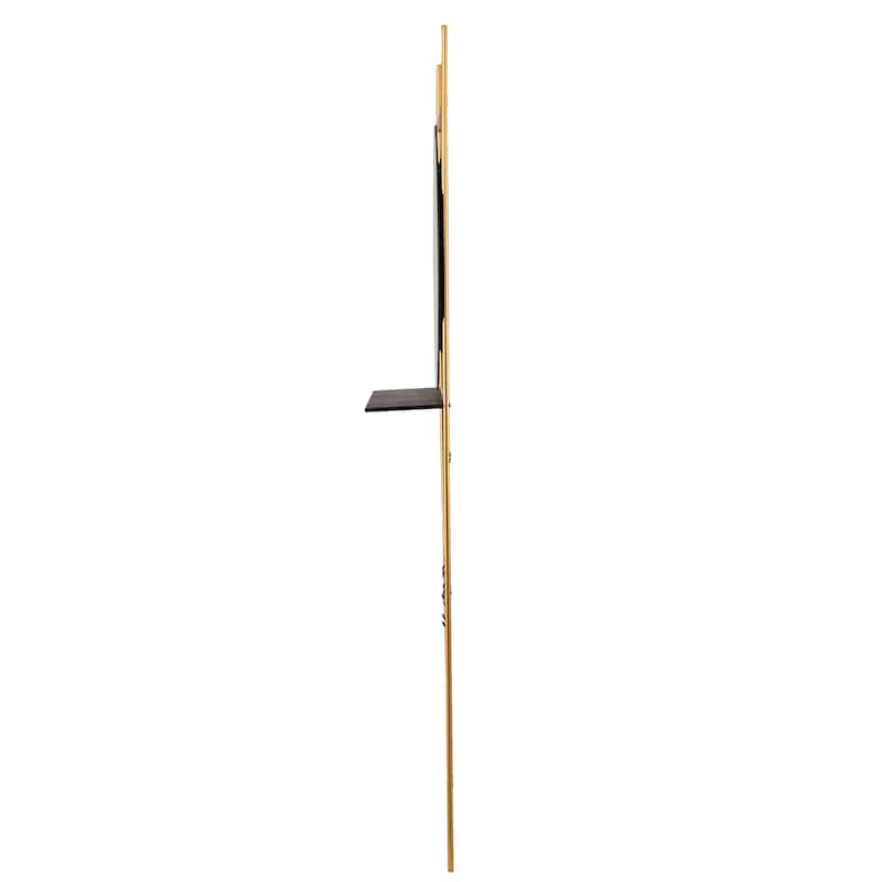 SEI Furniture Marview Contemporary Gold Metal Organizer