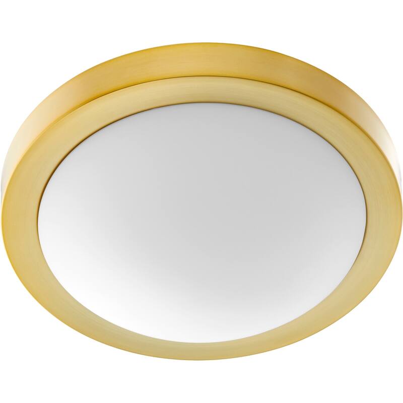 Quorum International 2 Light 13" Wide Flush Mount Bowl Ceiling Fixture