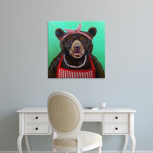 Easy Art Prints Lucia Heffernan's 'Mama Bear' Premium Canvas Art