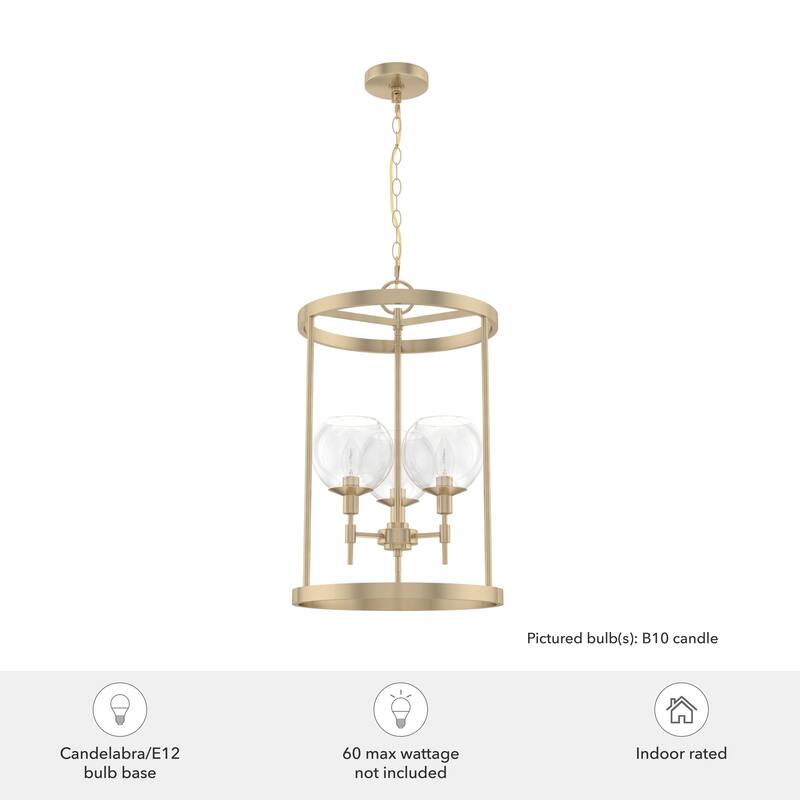 Hunter Xidane Lantern Pendant - Entry, Dining Room - Glam, Contemporary, Lantern